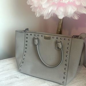 Michael Kors Gray Satchel Bag